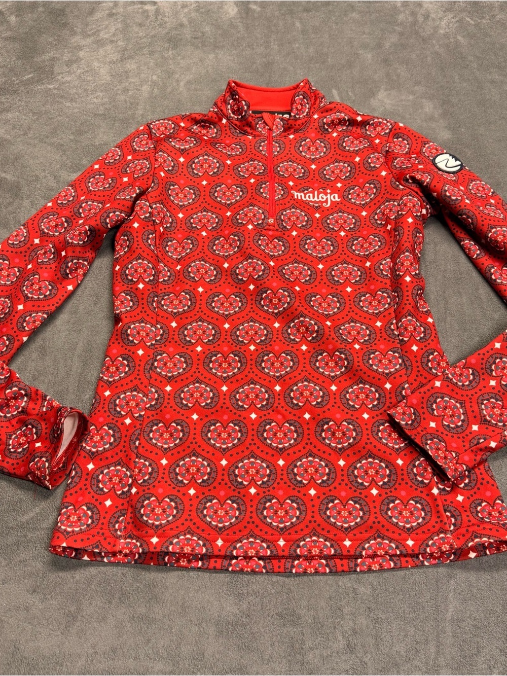 Maloja Womens Cycling Long Sleeve Shirt - SMALL, Thermopile Eco Fabric